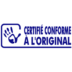 Tampon Certifié Conforme à l'Original
