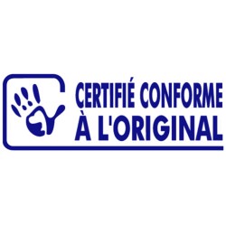 Tampon Certifié Conforme à l'Original