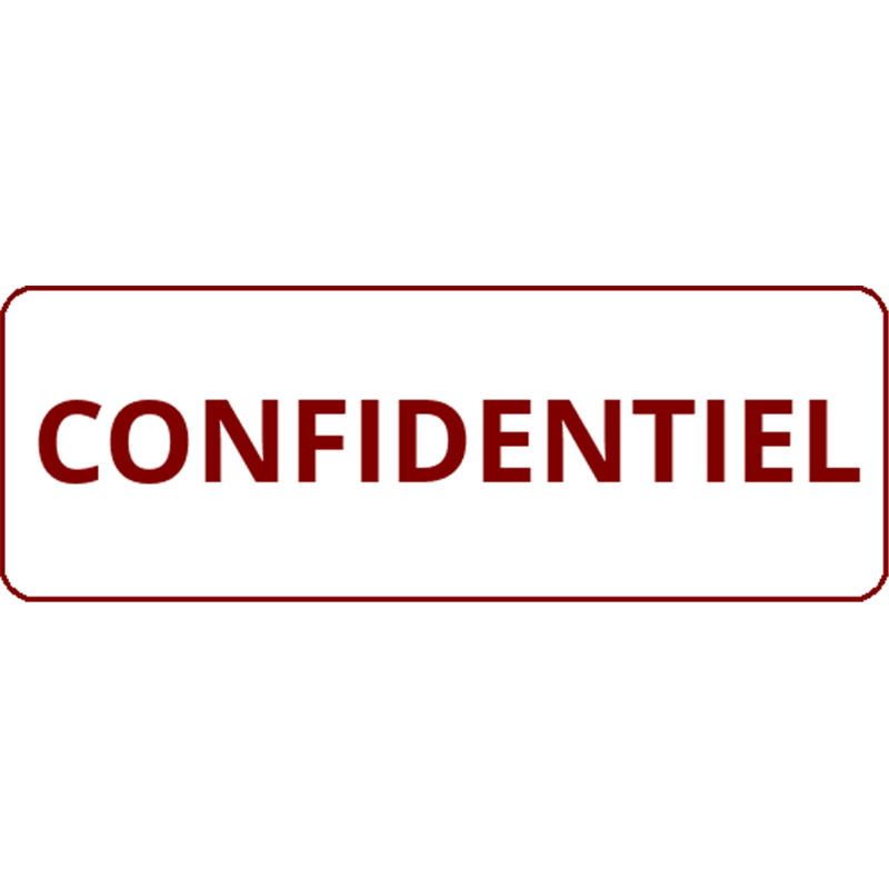 Tampon Confidentiel