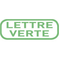 Tampon Lettre Verte